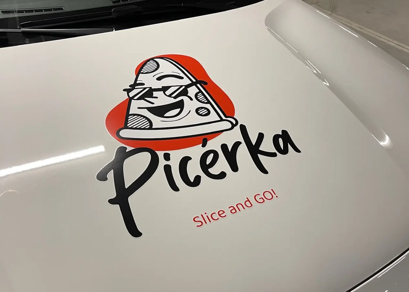 3D Logo pre pizzerku v Malackách