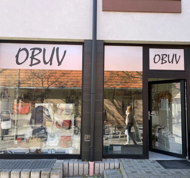 Polep predajne obuv malacky