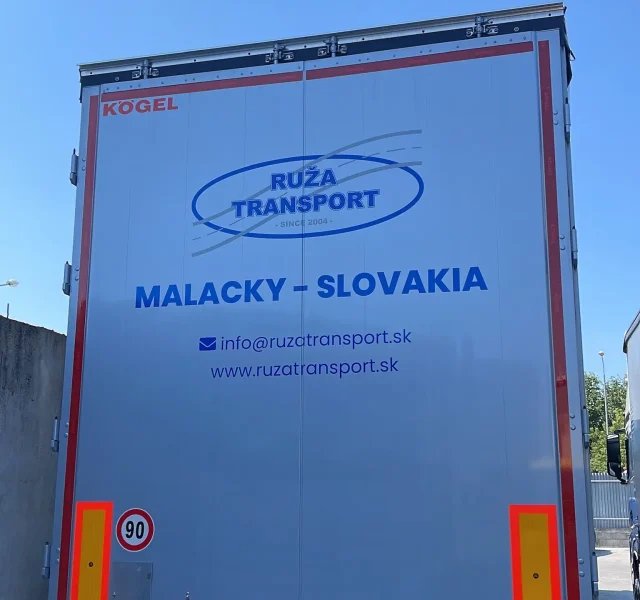 Polep na kamión